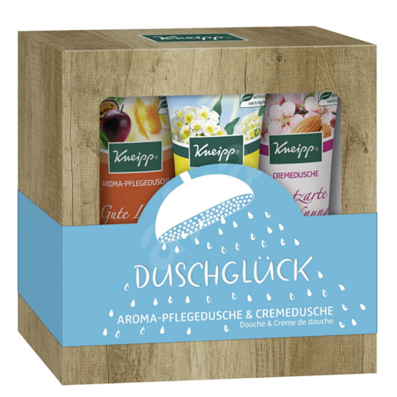 Kneipp Lebensfreude Duschgel 75 ml + Mandelblüten Duschgel 75 ml + Gute Laune Duschgel 75 ml, Geschenkset