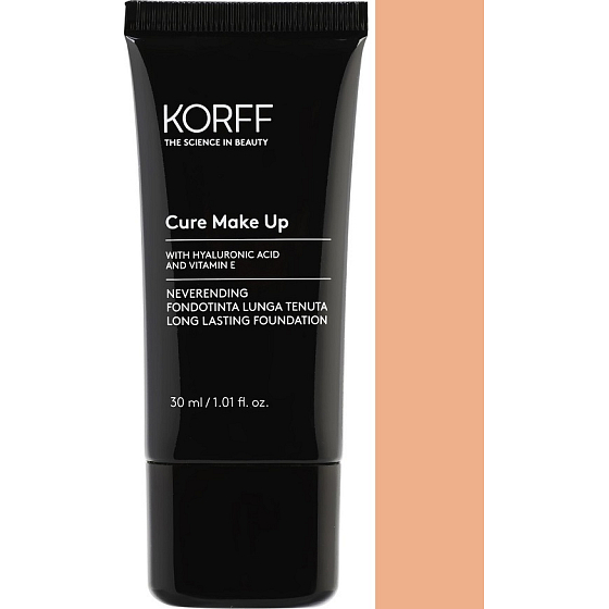 Korff Cure Make Up Neverending Long Lasting Foundation Make-up 03 Walnuss 30 ml