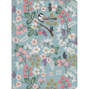 Albi Tagebuch 2022 wöchentlich Blumen 17,3 x 12,5 x 1,5 cm