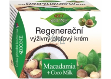 Bione Cosmetics Macadamia + Coco Milk regenerierende, nährende Hautcreme für alle Hauttypen 51 ml