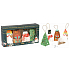Albi Weihnachten Tee-Set Figuren zum Aufhängen Grün 4 x 2 g