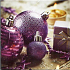 Nekupto Weihnachtsgeschenkkarten Lila Fläschchen 6,5 x 6,5 cm 6 Stück