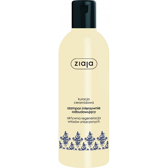 Ziaja Ceramidy Haarshampoo mit Ceramiden zur intensiven Wiederherstellung von geschädigtem Haar 300 ml