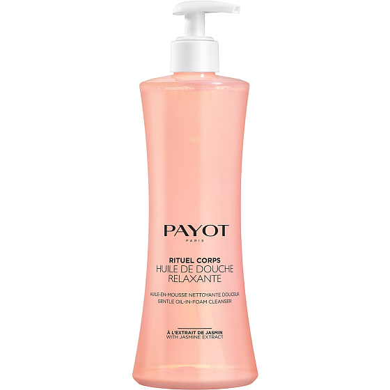 Payot Body Care Rituel Corps Huile De Douche Relaxante Entspannendes Duschöl mit Auszügen aus Jasmin und weißem Tee 400 ml