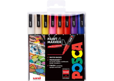 Posca Universal-Satz von Acrylmarkern 0,9 - 1,3 mm Farbenmix 16 Stück PC-3M