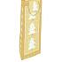 Nekupto Geschenkpapier Tasche für Flasche 33 x 10 x 9 cm Weihnachtsbäume gold