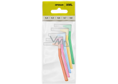 Spokar XML Interdentalbürsten, Set mit Größen 0,4 – 0,8 mm, 5 Stück