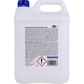 Dezipower Desinfektionsreiniger mit blumigem Duft ohne Chlor für harte Oberflächen, 5 l