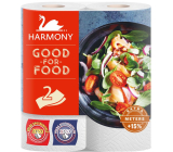 Harmony Good for Food 2 Lagen Papier-Küchentücher 2 Stück