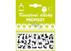 Arch Creative Kinder-Propisot kleine Katzen schwarz 10 x 12,5 cm