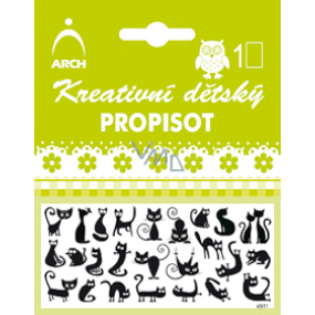 Arch Creative Kinder-Propisot kleine Katzen schwarz 10 x 12,5 cm