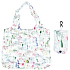 Albi Faltbare 2in1 Tasche/Rucksack - weiß 45 × 65 cm