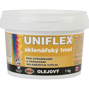 Uniflex Öl-Glaserkitt, überstreichbar, 1 kg