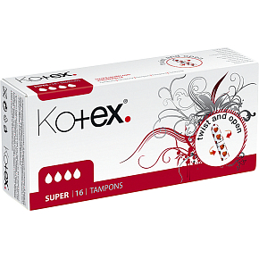 Kotex Super Tampons, 16 Stk