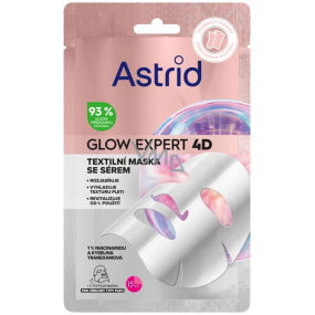 Astrid Glow Expert 4D rozjasňující textilní maska 1 kus Astrid Glow Expert 4D rozjasňující textilní maska 1 kus