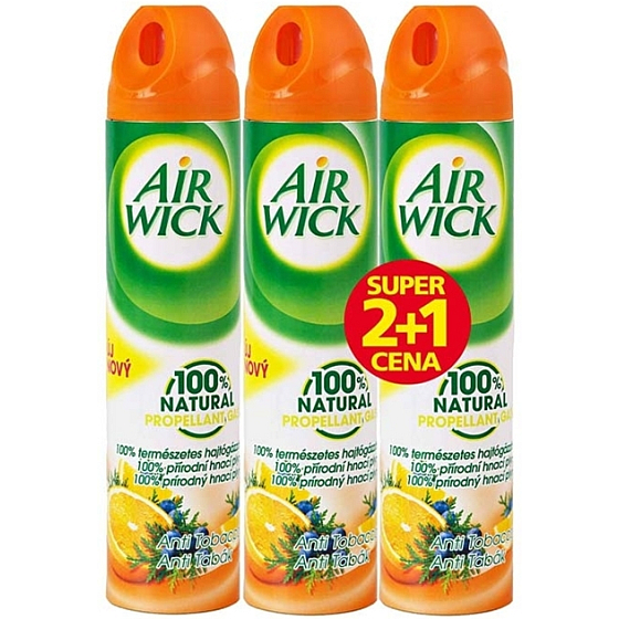 Air Wick Anti Tabac 100% natürliches Treibmittelspray 3 x 240 ml