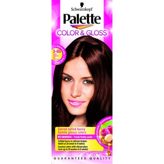 Schwarzkopf Palette Farbe & Glanz Haarfarbe 3 - 65 Heiße Schokolade