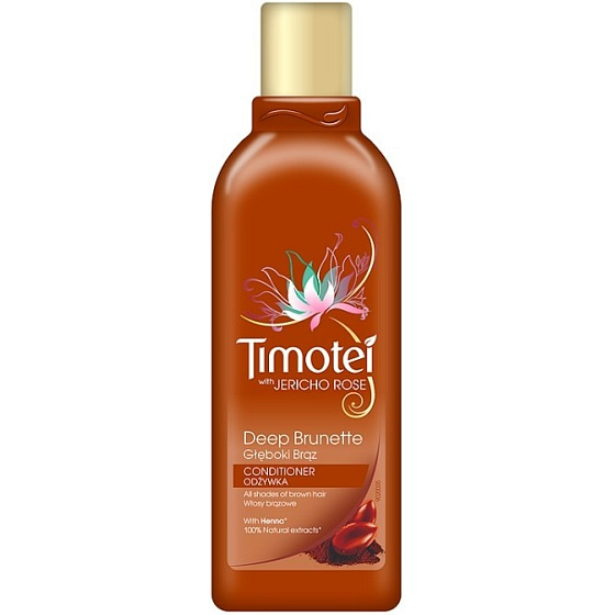 Timotei Wunderschöne brünette Haarspülung braune Haartöne 200 ml