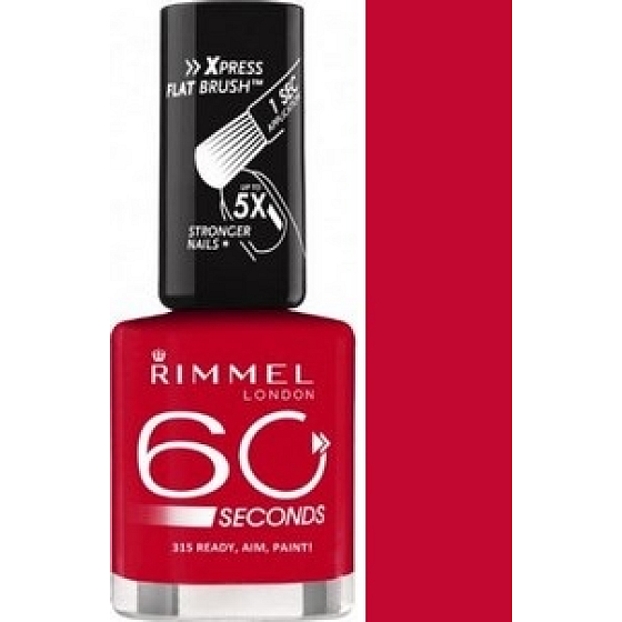 Rimmel London 60 Sekunden Nagellack 430 Coralicious 8 ml