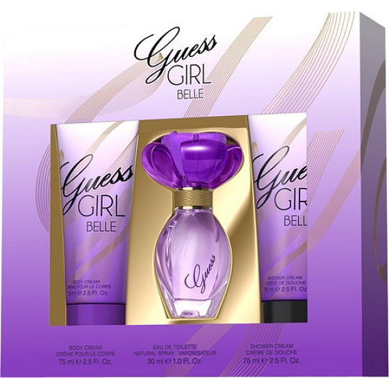 Ratet mal, Mädchen Belle Eau de Toilette 30 ml + Körperlotion 75 ml + Duschgel 75 ml, Geschenkset