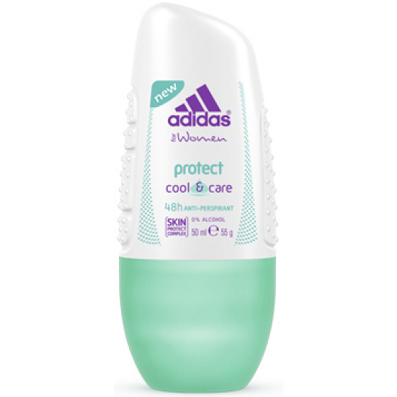 Adidas Cool & Care 48h Protect Ball Antitranspirant Deodorant Roll-On für Frauen 50 ml