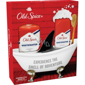 Old Spice White Water Deodorant Stick für Männer 60 ml + Duschgel 250 ml, Kosmetikset