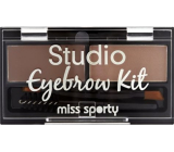 Miss Sports Studio Augenbrauen Augenbrauen Kit 001 Mittelbraun 2,4 g