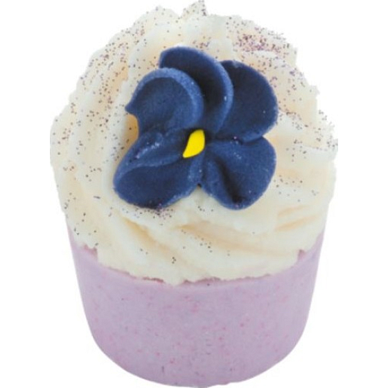Bomb Cosmetics Violet Bad Malvenblock mit Badglitter 50 g