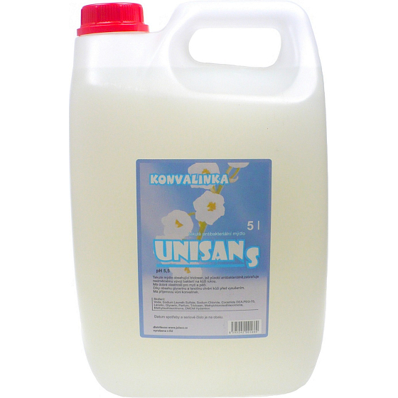 Unisans Konvalinka antimikrobielles Flüssigseife 5 l