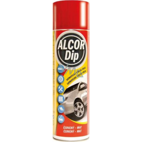 Alcor Dip abnehmbare Flüssigfolie Rot - matt 500 ml Spray
