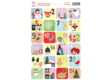 Arch Advent Stickers Adventskalender 24 Labels