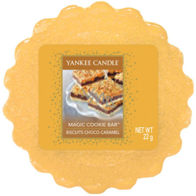 Yankee Candle Magic Cookie Bar - Schokoladen-Karamell-Riegel Duftwachs für Duftlampe 22 g