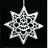 Häkelbaum in einem Stern 9,5 cm