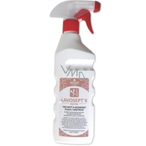 Lavosept K Desinfektion von Oberflächen und Werkzeugen Waschlösung für den professionellen Gebrauch mehr als 75% Alkohol 500 ml Spray