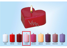 Lima Schwimmendes Herz Kerze rosa 60 x 60 x 25 mm 1 Stück