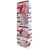 Nekupto Geschenkpapiertüte für eine Flasche 10 x 33 x 8,5 cm Pfingstrosen 1898 30 KFLH
