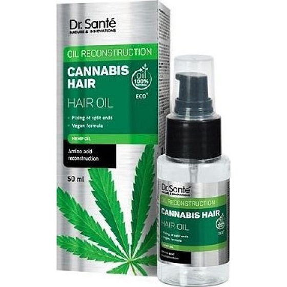 Dr. Santé Cannabis Hair Haaröl für schwaches und strapaziertes Haar mit Hanföl 50 ml