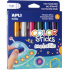 Apli Color Sticks trockene Metallic-Temperafarben 6 x 6 g, Set