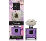 Lady Venezia Dream Lavender - Lavendel Aroma Diffusor mit Blume für die allmähliche Freisetzung von Duft 100 ml
