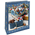 Nekupto Geschenkpapier Tasche 23 x 18 x 10 cm Weihnachten blau, Geschenke