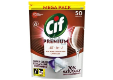 Cif Premium Clean All in 1 Regular Geschirrspüler Tabletten 50 Stück