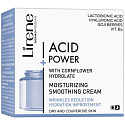 Lirene Acid Power Moisturizer mit Kornblumenhydrolat, reduziert Falten 50 ml
