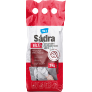 HET sádra bílá, 1 kg