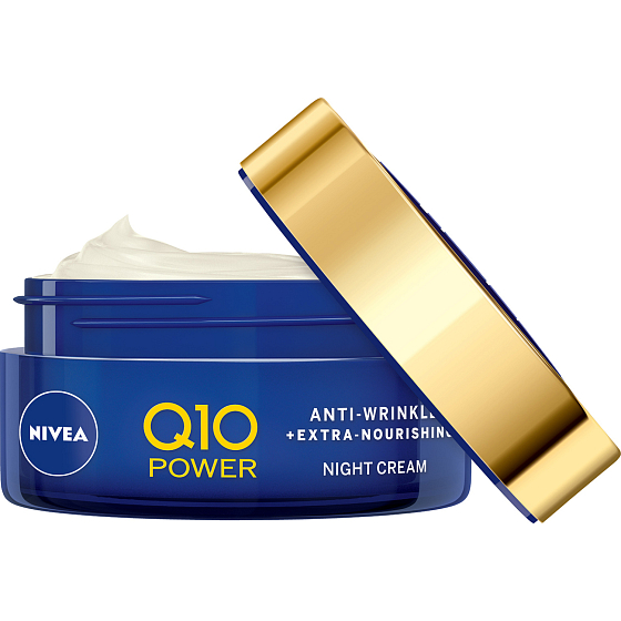 Nivea Q10 Power noční krém proti vráskám, 50 ml