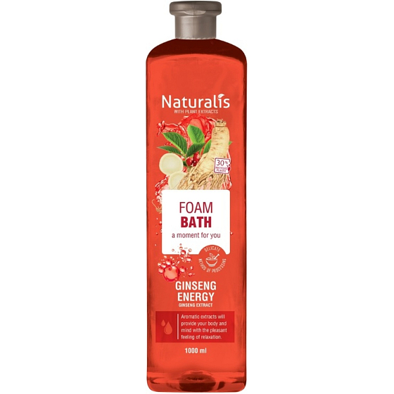 Naturalis pěnivá koupel - Ginseng Energy 1000 ml