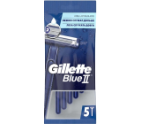 Gillette Blue II Rasierer 2 Klingen für Herren 5 Stück
