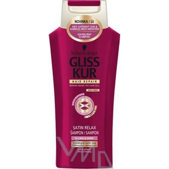 Gliss Kur Satin Relax Regenerierendes Haarshampoo 250 ml