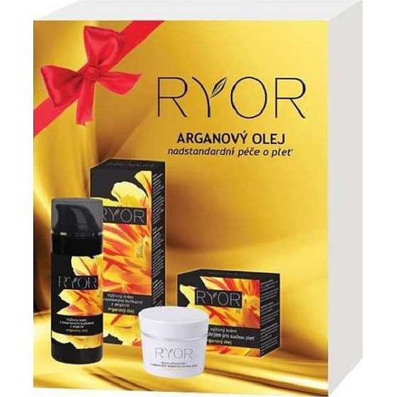 Ryor Argan Oil III Extra Pflegecreme für trockene Haut 50 ml + Argan Stem Cell Pflegecreme 50 ml, Kosmetikset