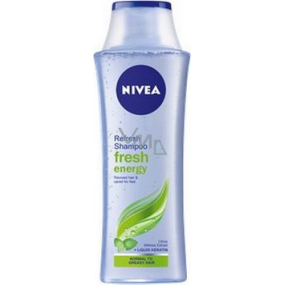 Nivea Fresh Energy Revitalisierendes Shampoo für normales bis fettiges Haar 250 ml