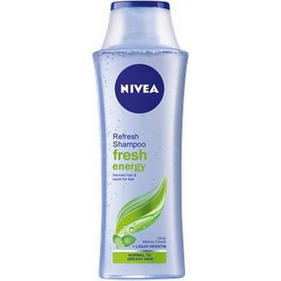Nivea Fresh Energy Revitalisierendes Shampoo für normales bis fettiges Haar 250 ml